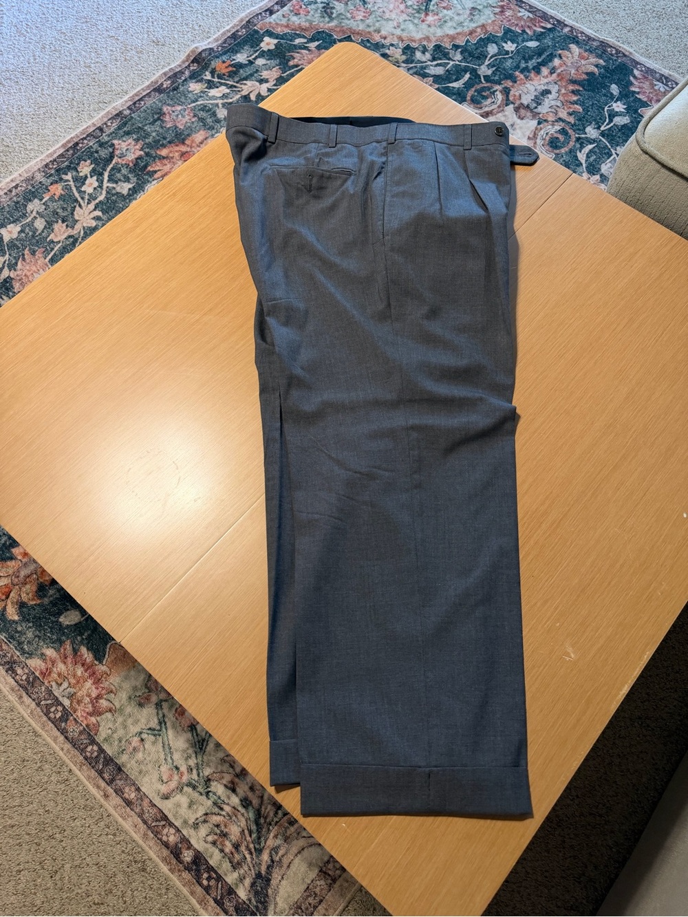 Brooks Brothers Men's Dress Pants in Charcoal Gray
